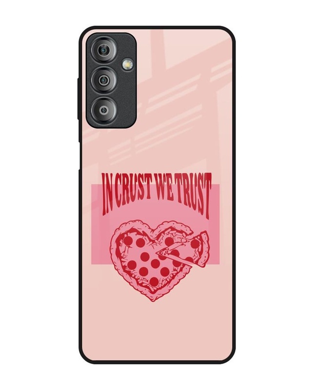 Crust We Trust Premium Glass Cover for Samsung Galaxy F23 5G