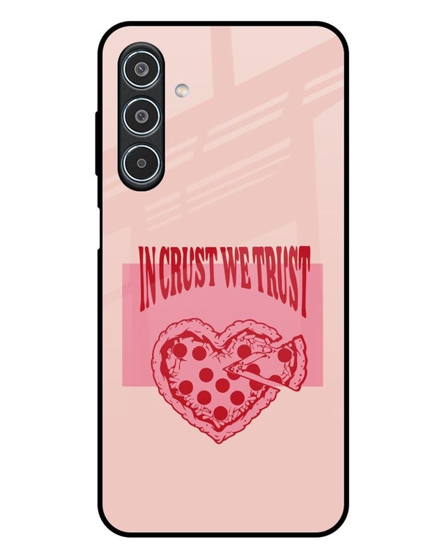 Crust We Trust Premium Glass Cover for Samsung Galaxy M35 5G