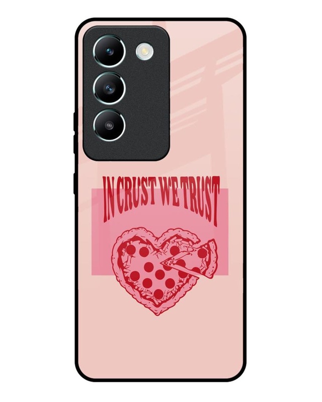 Crust We Trust Premium Glass Cover for Vivo Y200e 5G