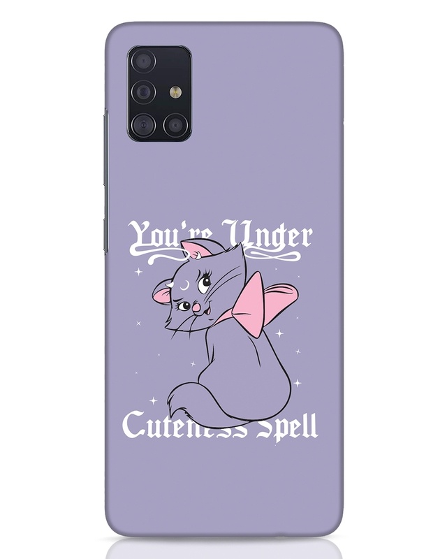 Shop Cuteness Spell Designer Hard Cover for Samsung Galaxy A51-Front