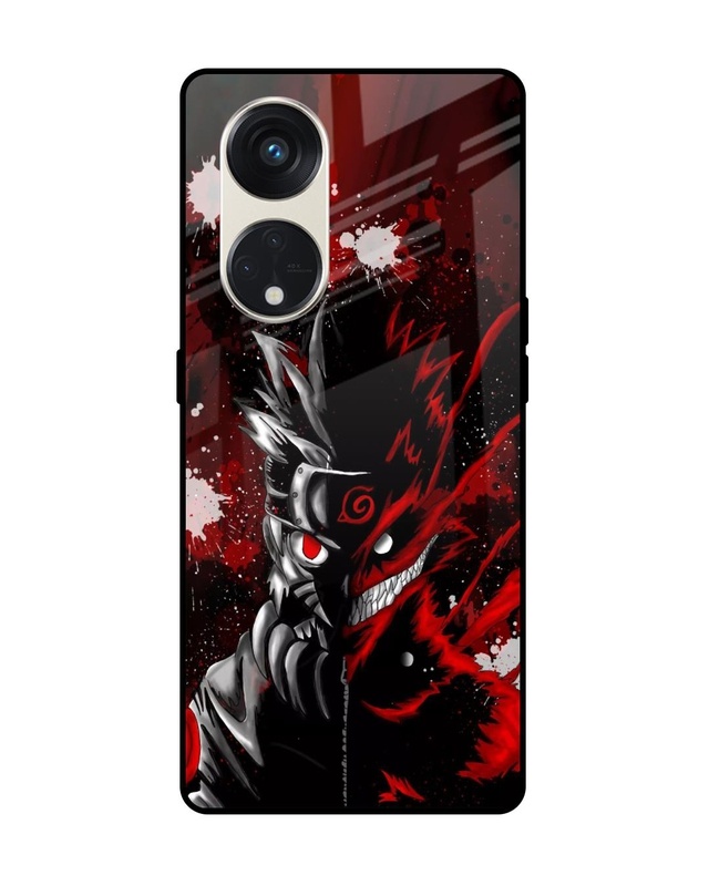 Shop Dark Character Premium Glass Case for Oppo Reno8T 5G (Shock Proof, Scratch Resistant)-Front