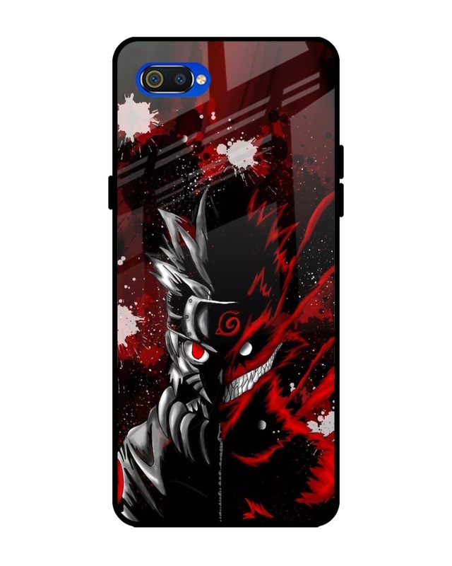 Shop Dark Character Premium Glass Case for Realme C2 (Shock Proof, Scratch Resistant)-Front