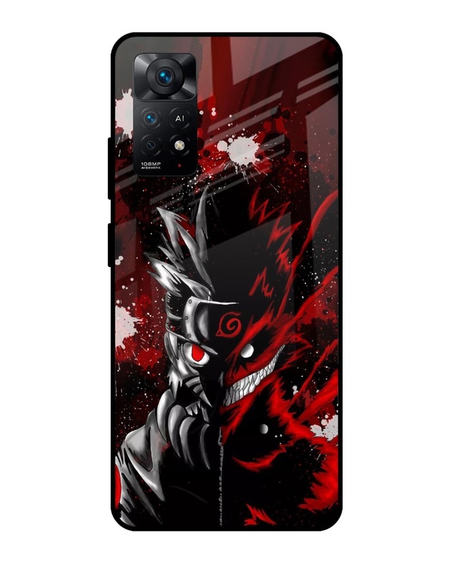 Shop Dark Character Premium Glass Case for Redmi Note 11 Pro (Shock Proof,Scratch Resistant)-Front