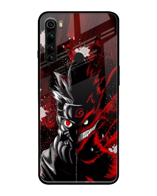 Shop Dark Character Premium Glass Case for Redmi Note 8 (Shock Proof,Scratch Resistant)-Front