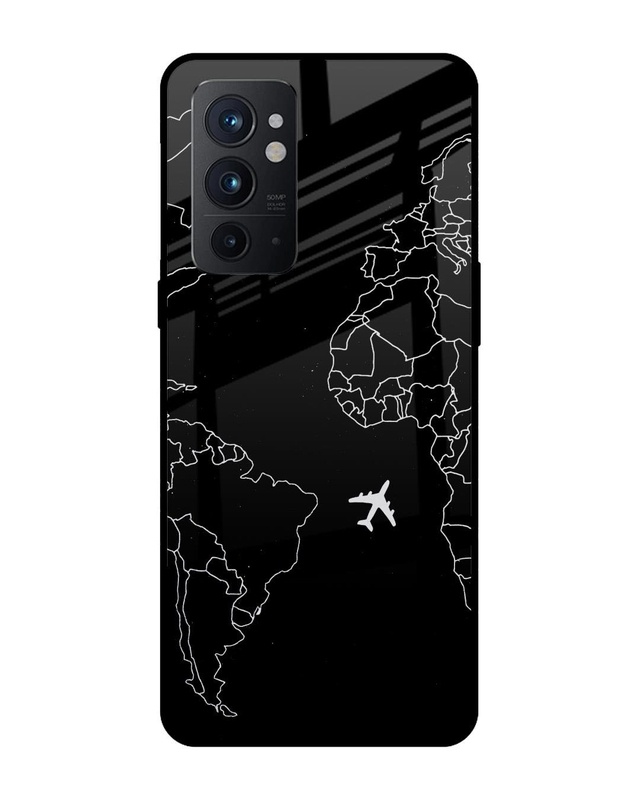 Shop Dark Fly Premium Glass Case for OnePlus 9RT (Shock Proof, Scratch Resistant)-Front