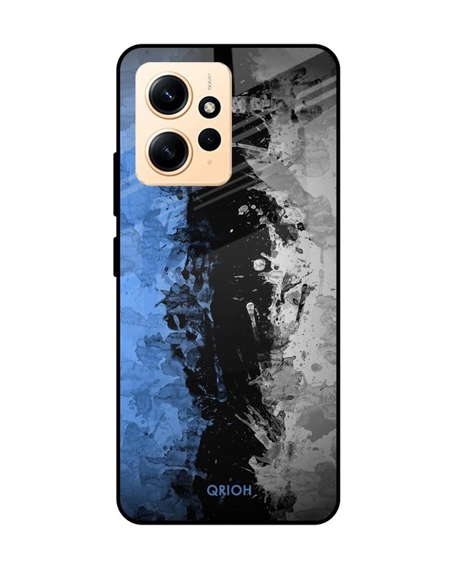 Shop Dark Grunge Premium Glass Case for Redmi Note 12 (Shock Proof, Scratch Resistant)-Front