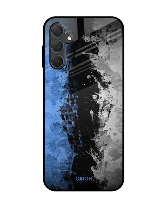 Shop Dark Grunge Premium Glass Case for Samsung Galaxy M14 5G (Shock Proof, Scratch Resistant)-Front