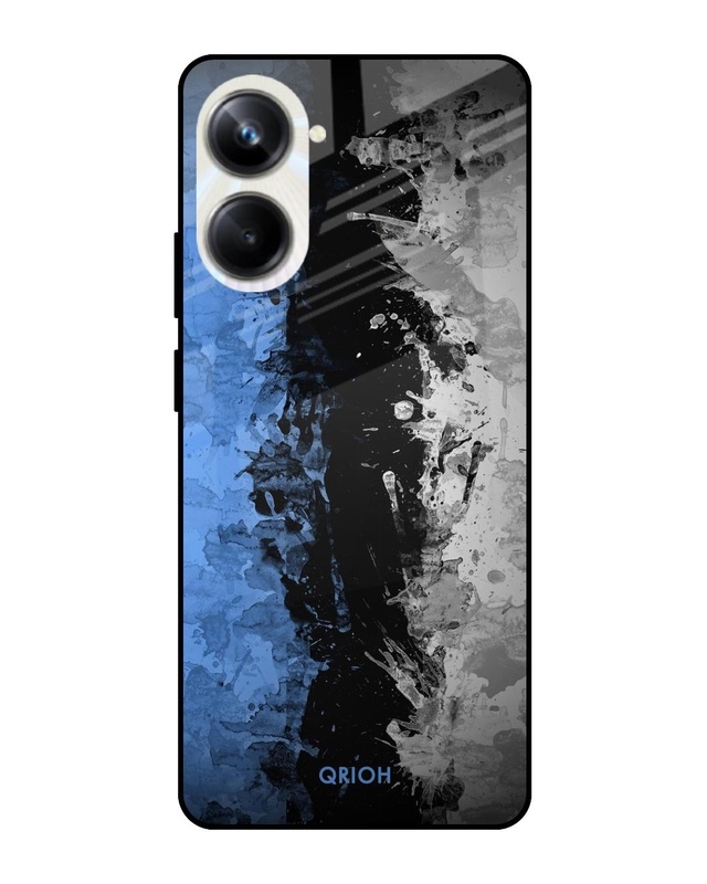 Shop Dark Grunge Printed Premium Glass Case for Realme 10 Pro 5G (Shock Proof,Scratch Resistant)-Front