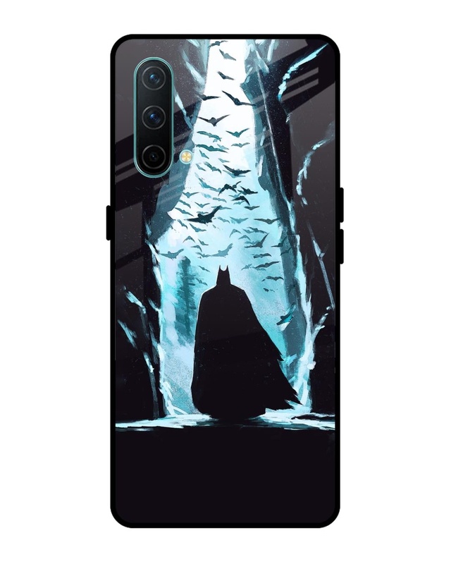 Shop Dark Man In Cave Premium Glass Case for OnePlus Nord CE 5G (Shock Proof, Scratch Resistant)-Front