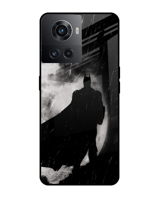 Shop Dark Warrior Hero Premium Glass Case for OnePlus 10R 5G (Shock Proof, Scratch Resistant)-Front