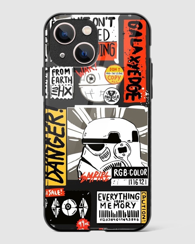 Shop Darth Vader Premium Glass Case for Apple iPhone 13-Front