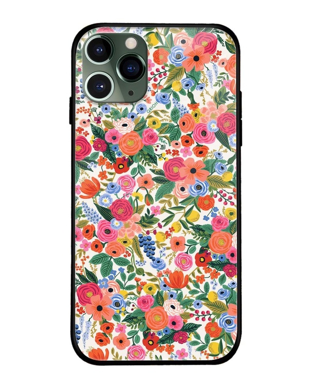 Shop Daylight Floral Art Premium Glass Case for Apple iPhone 11 Pro (Shock Proof, Scratch Resistant)-Front