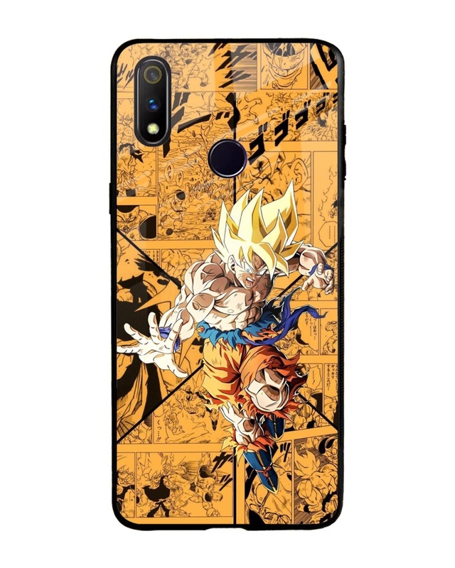 Shop DBz Super Premium Glass Case for Realme 3 Pro (Shock Proof, Scratch Resistant)-Front