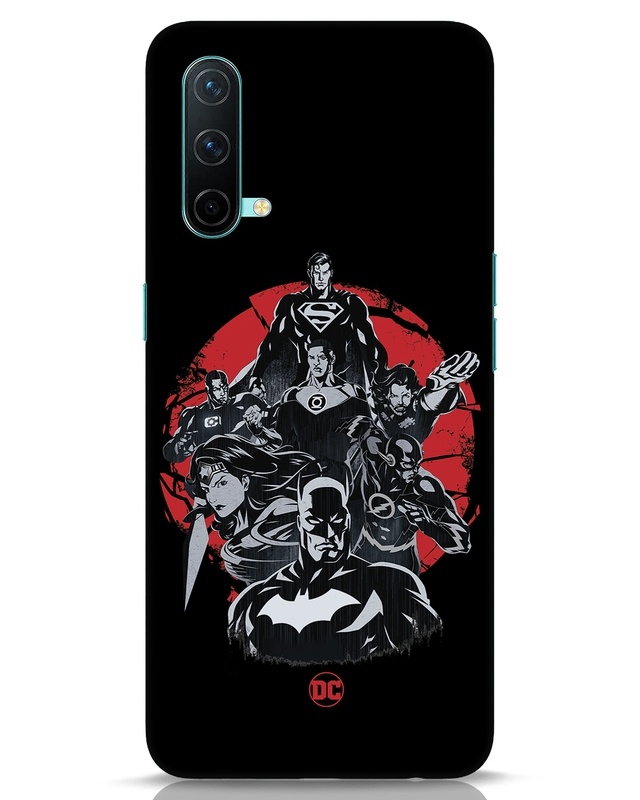 Shop DC Superheroes Designer Hard Cover for OnePlus Nord CE-Front