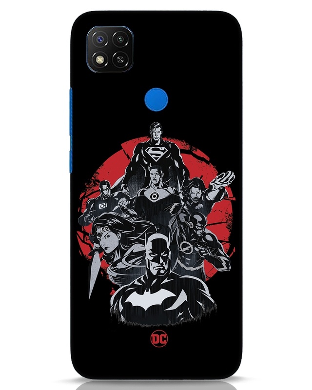 Shop DC Superheroes Designer Hard Cover for Xiaomi Redmi 9-Front