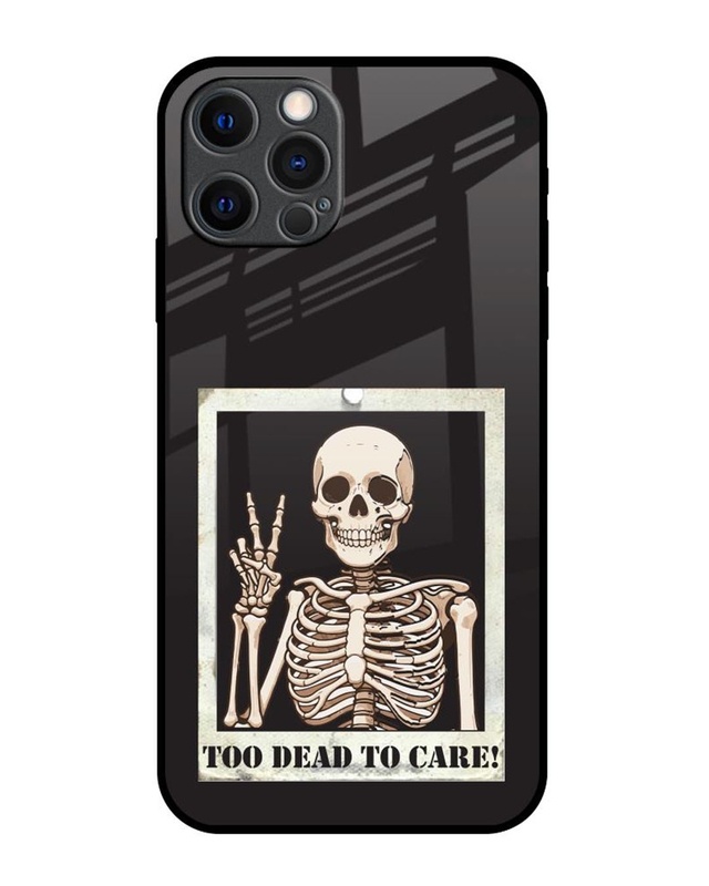Shop Dead Mood Premium Glass Cover for Apple iPhone 12 Pro Max-Front