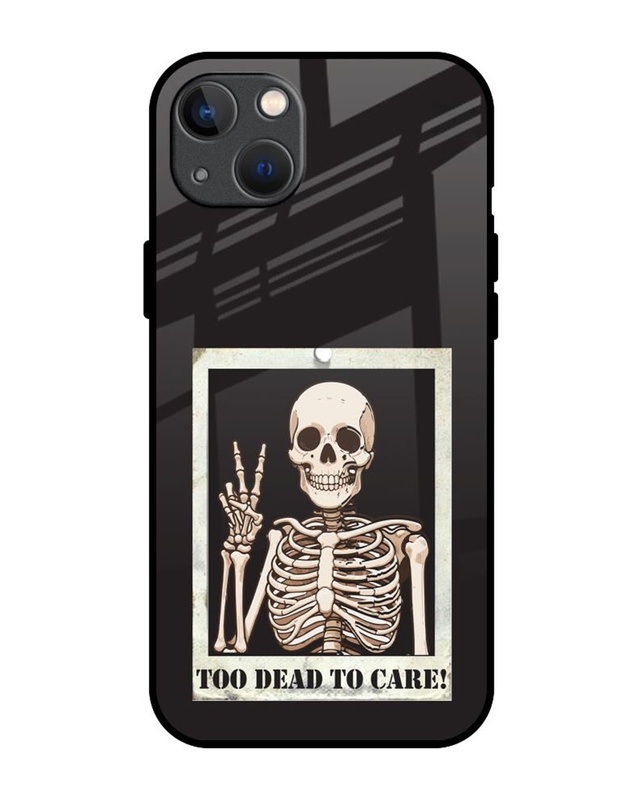 Shop Dead Mood Premium Glass Cover for Apple iPhone 13-Front