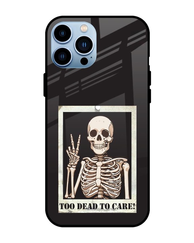 Shop Dead Mood Premium Glass Cover for Apple iPhone 13 Pro-Front