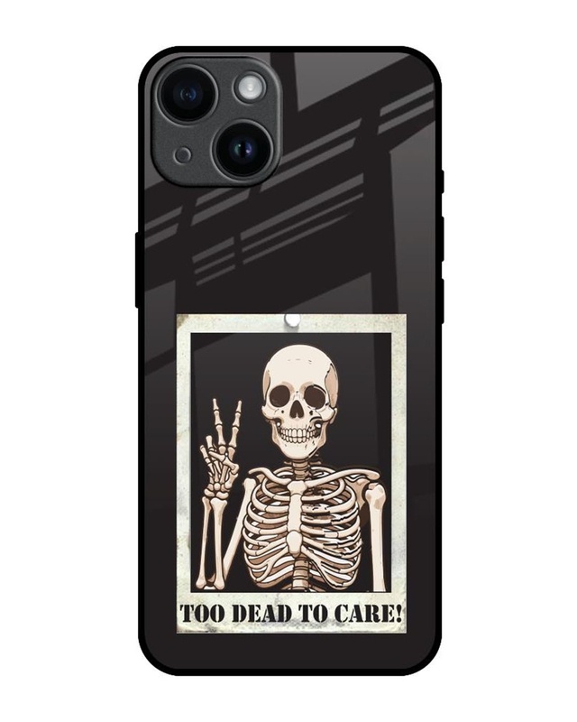 Shop Dead Mood Premium Glass Cover for Apple iPhone 14-Front