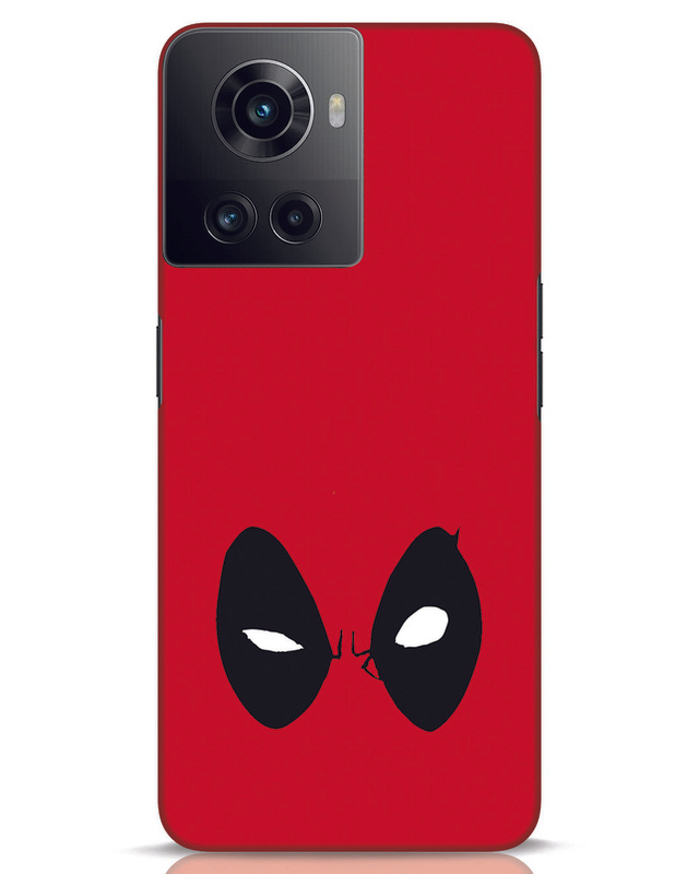 Shop Deadpool Eye Designer Hard Cover for OnePlus 10 R-Front
