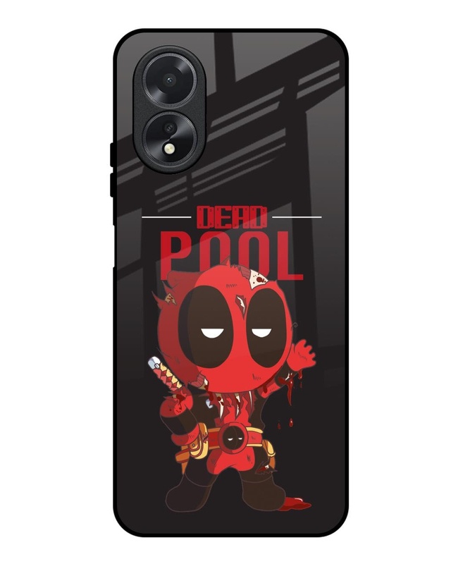 Deadpool Premium Glass Cover for Oppo A18