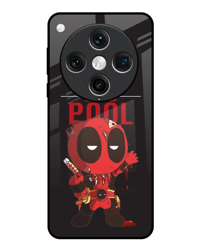 Deadpool Premium Glass Cover for Oppo Find X8 Pro