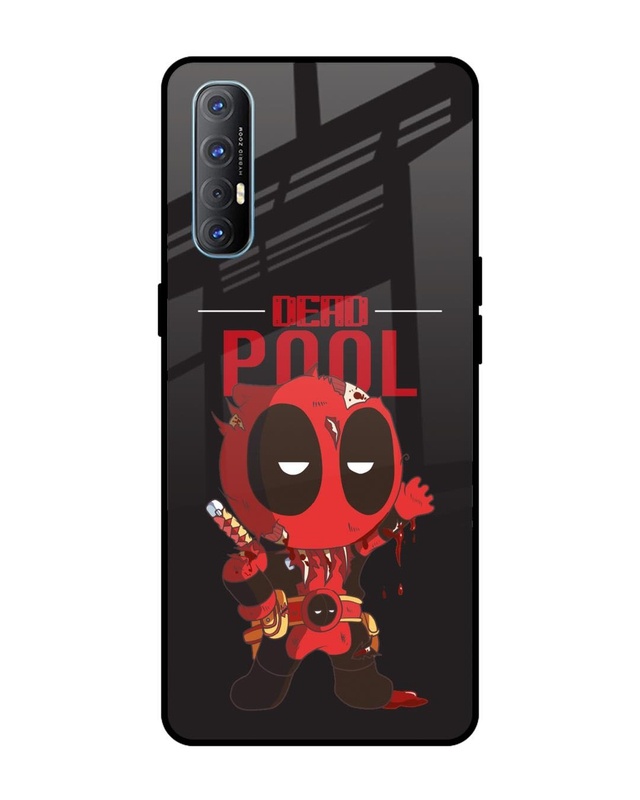 Deadpool Premium Glass Cover for Oppo Reno3 Pro