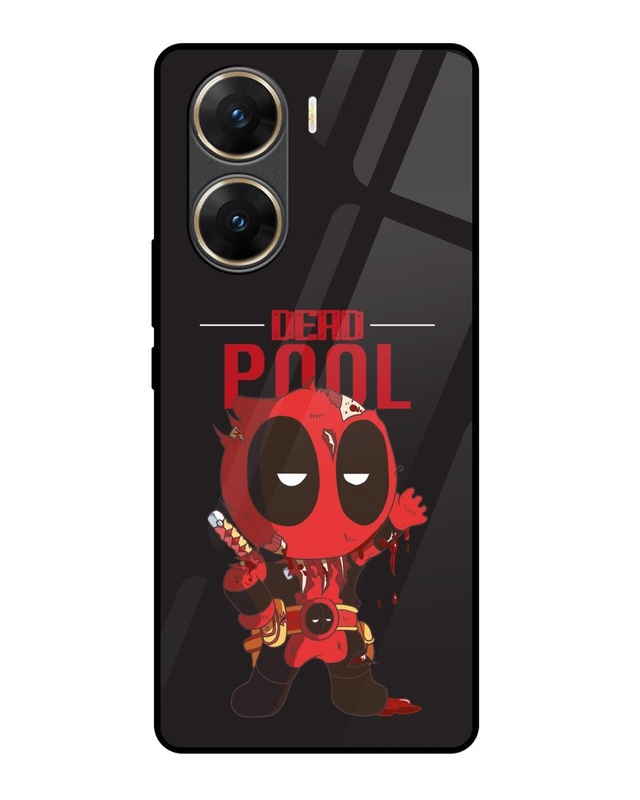 Deadpool Premium Glass Cover for Vivo V29e