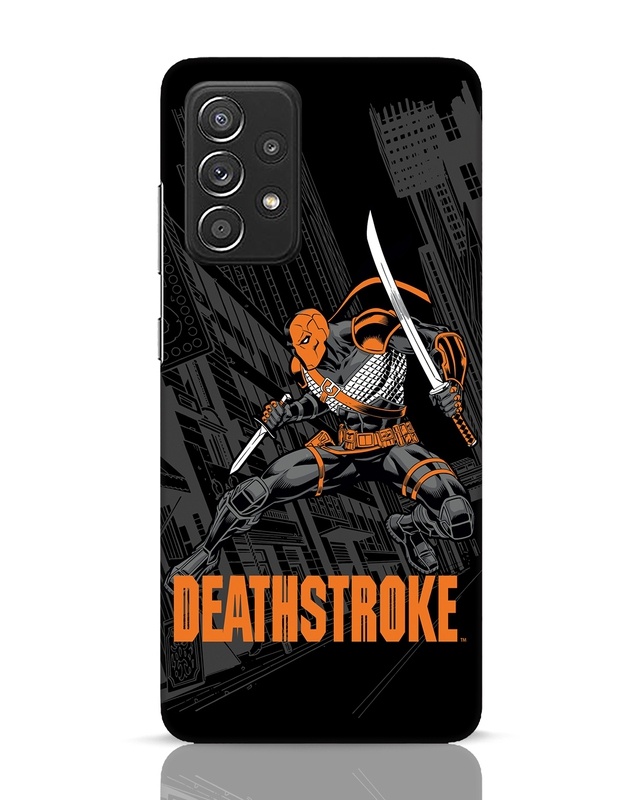 Shop Deathstroke Designer Hard Cover for Samsung Galaxy A52-Front