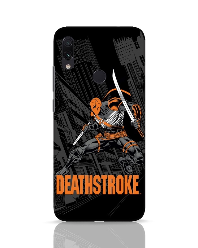 Shop Deathstroke Designer Hard Cover for Xiaomi Redmi Note 7 Pro-Front