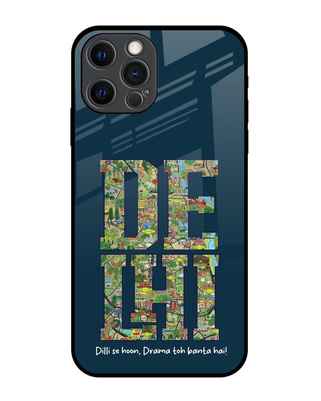 Shop Delhi Diaries Premium Glass Cover for Apple iPhone 12 Pro-Front