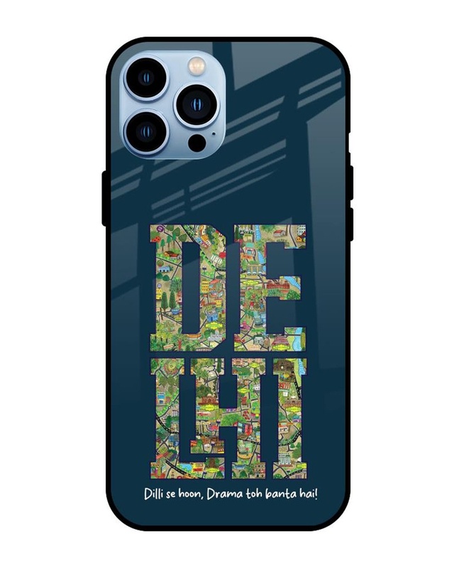 Shop Delhi Diaries Premium Glass Cover for Apple iPhone 13 Pro-Front