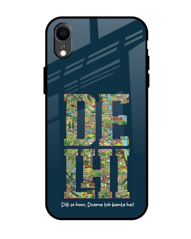 Shop Delhi Diaries Premium Glass Cover for Apple iPhone XR-Front
