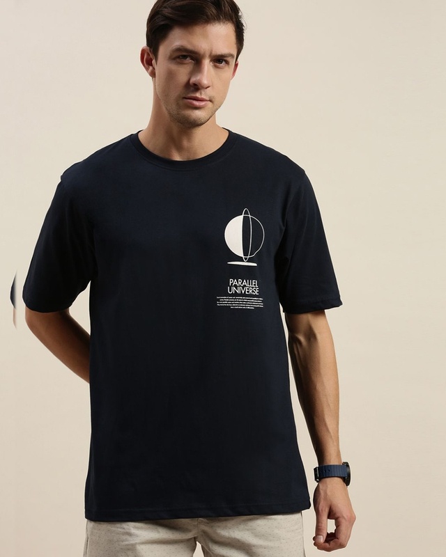 Difference of Opinion Blue Graphic Print T-Shirt