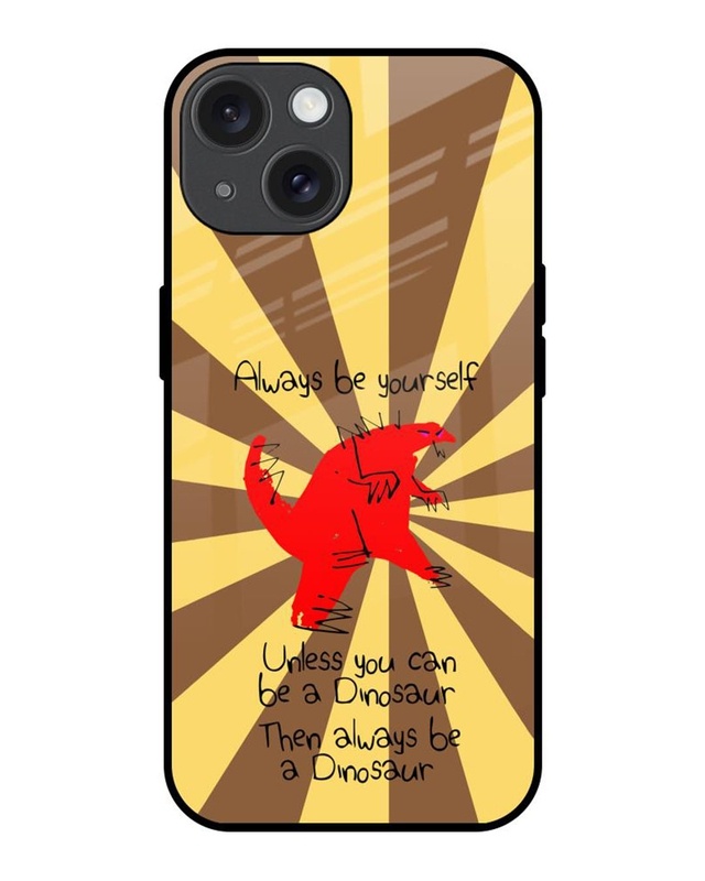 Dino Premium Glass Cover for Apple iPhone 15
