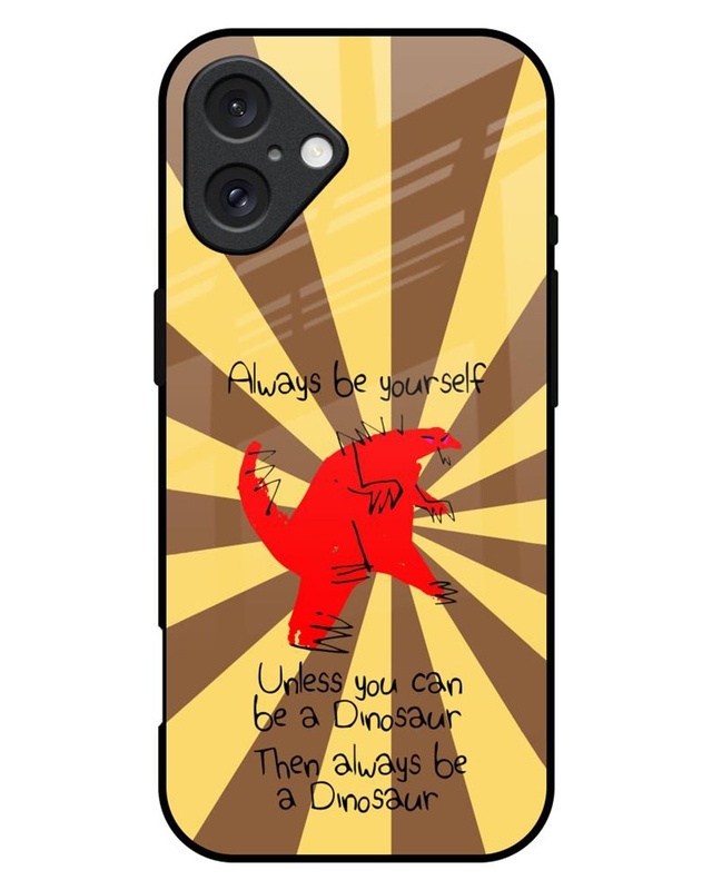 Dino Premium Glass Cover for Apple iPhone 16 Plus