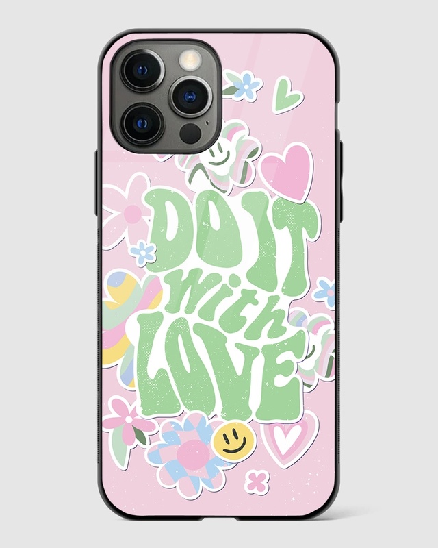 Shop Do It With Love Premium Glass Case for Apple iPhone 14 Pro Max-Front