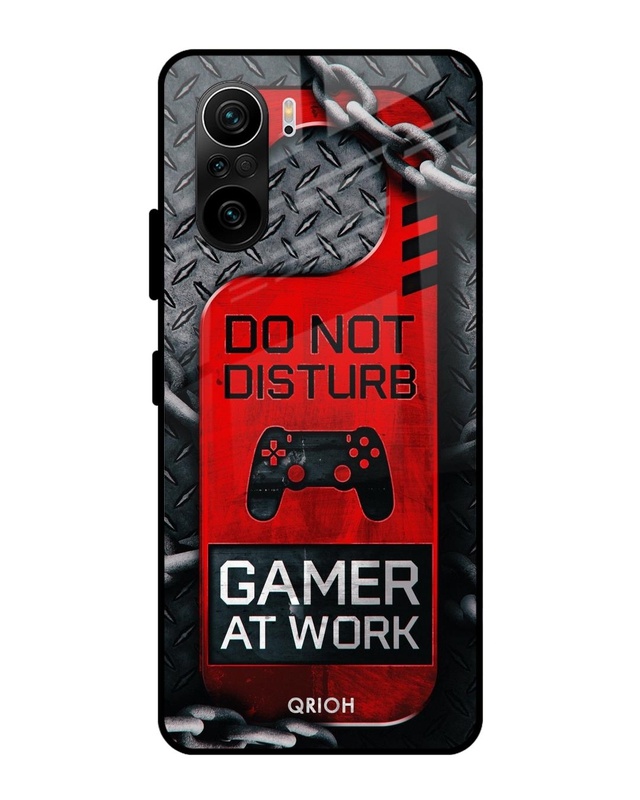 Shop Do Not Disturb Typography Premium Glass Cover For Mi 11X Pro (Impact Resistant, Matte Finish)-Front