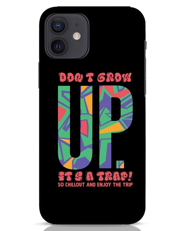 Shop Don't Grow Up Designer Hard Cover for Apple iPhone 12-Front