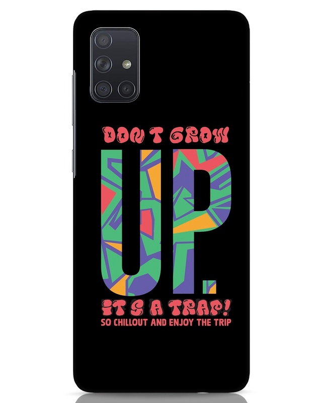 Shop Don't Grow Up Designer Hard Cover for Samsung Galaxy A71-Front