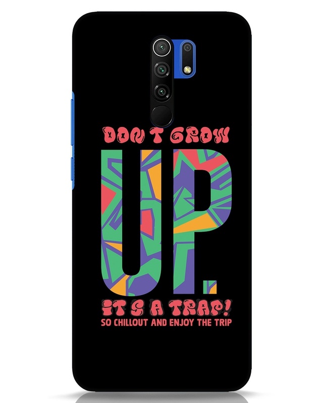 Shop Don't Grow Up Designer Hard Cover for Xiaomi Poco M2 Reloaded-Front