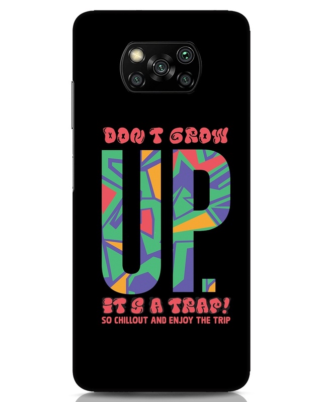 Shop Don't Grow Up Designer Hard Cover for Xiaomi Poco x3-Front