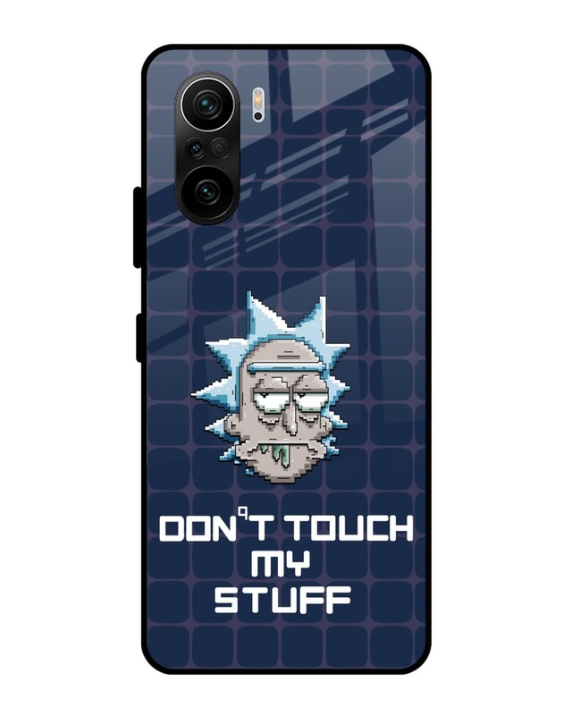 Don't Touch My Stuff Premium Glass Cover for Mi 11X