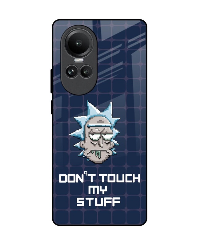Don't Touch My Stuff Premium Glass Cover for Oppo Reno10 5G