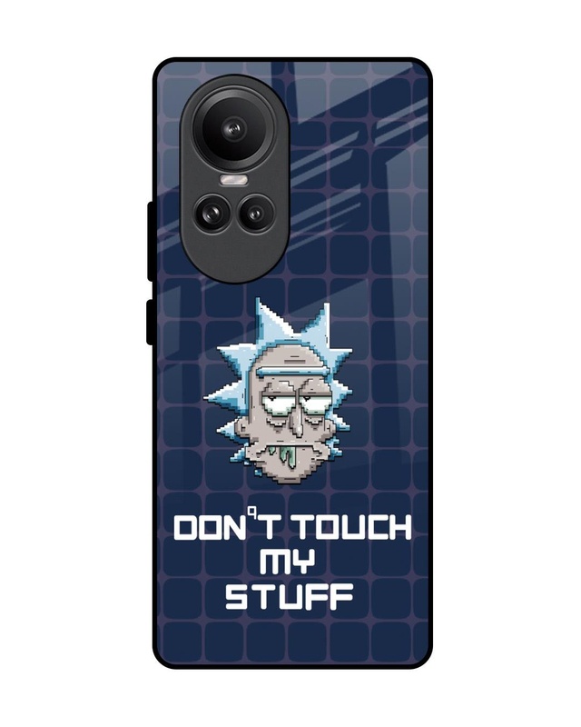 Don't Touch My Stuff Premium Glass Cover for Oppo Reno10 Pro 5G