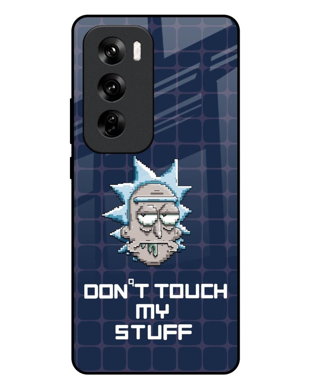 Don't Touch My Stuff Premium Glass Cover for Oppo Reno12 5G