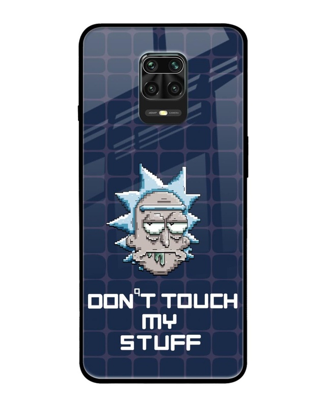 Don't Touch My Stuff Premium Glass Cover for Poco M2 Pro
