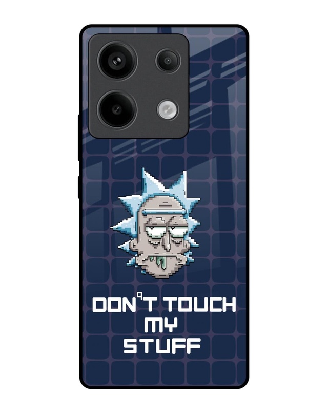Don't Touch My Stuff Premium Glass Cover for Redmi Note 13 Pro 5G