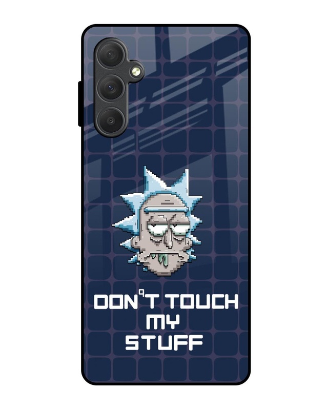 Don't Touch My Stuff Premium Glass Cover for Samsung Galaxy F54 5G