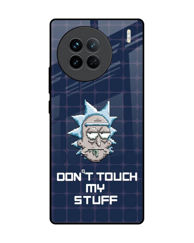Don't Touch My Stuff Premium Glass Cover for Vivo X90 5G